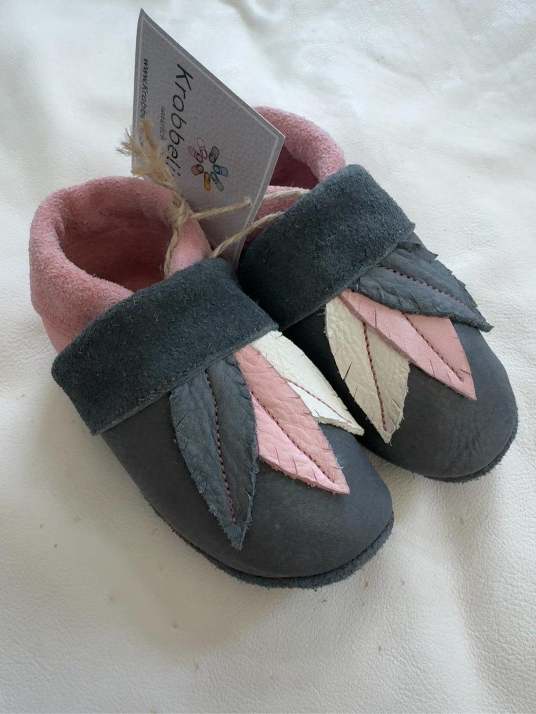 Federn - grau/rosa
